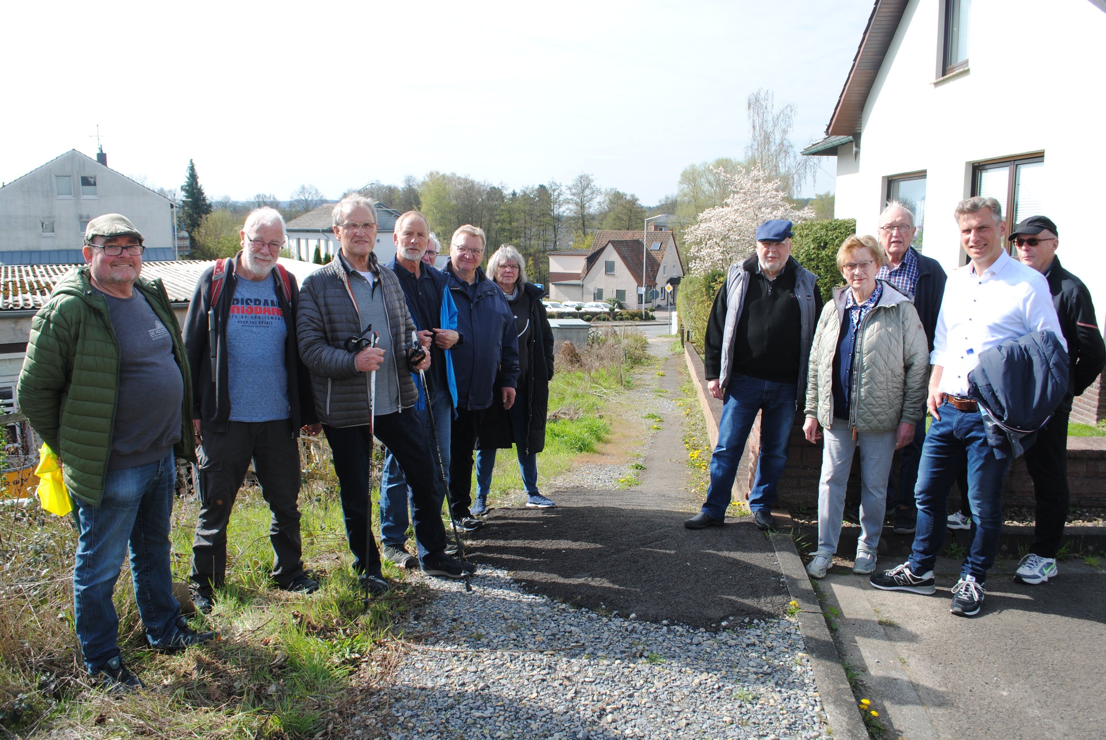 Stadt Vlotho Macht Bei Gehweg Druck