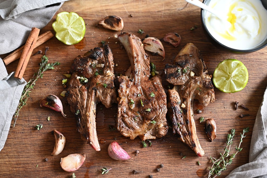 Marinierte Lammkoteletts vom Grill