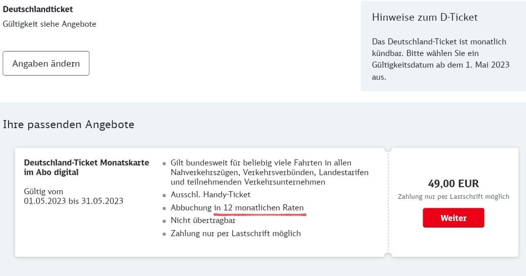 Deutschlandticket für 588 Euro: Überraschende Rechnung bei der Bahn