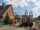 Die Freiwillige Feuerwehr wurde am Freitagnachmittag zu einem Brand an der Lessingstraße gerufen.