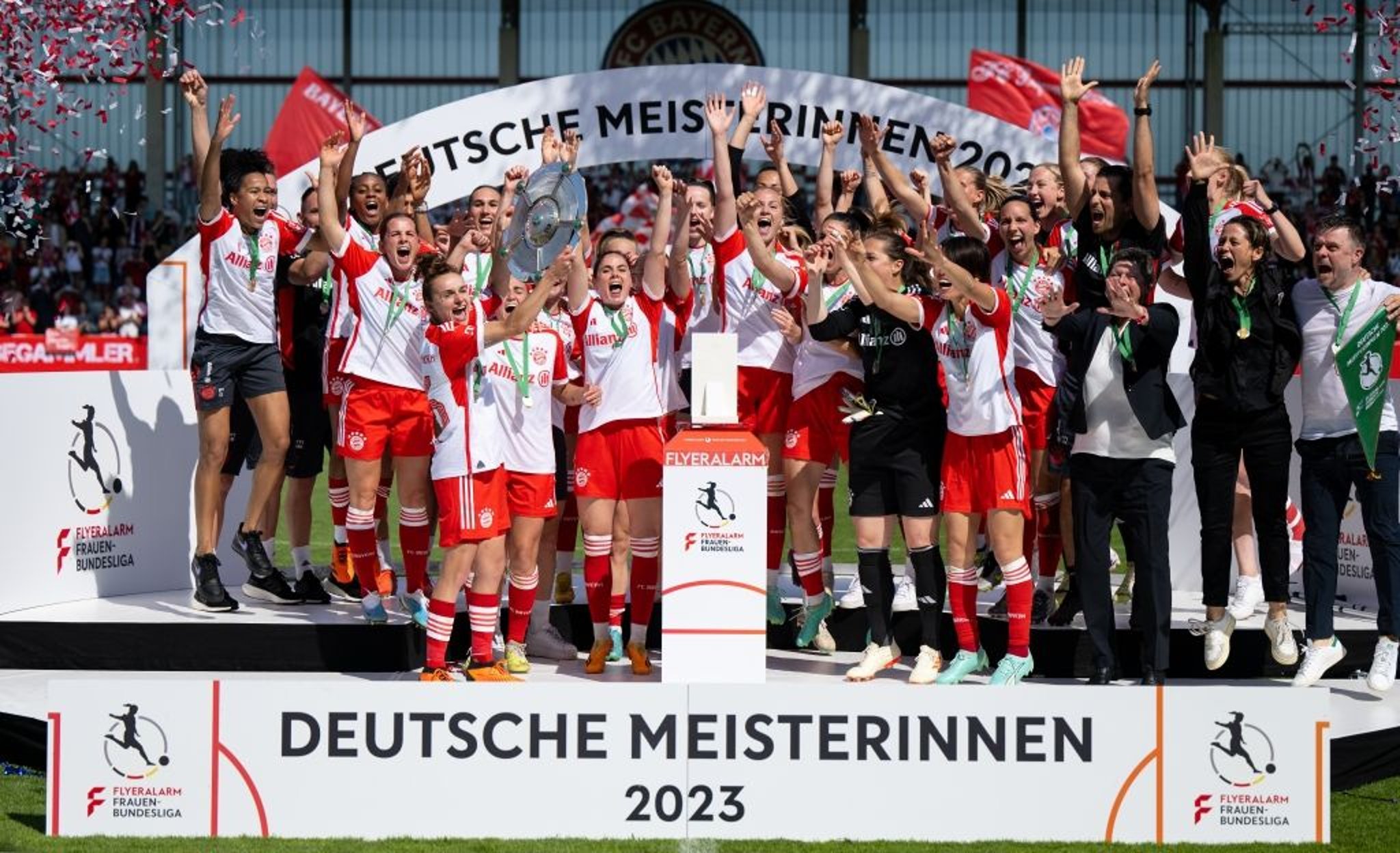 Münsteranerin Grohs gewinnt mit FC Bayern die Deutsche Meisterschaft