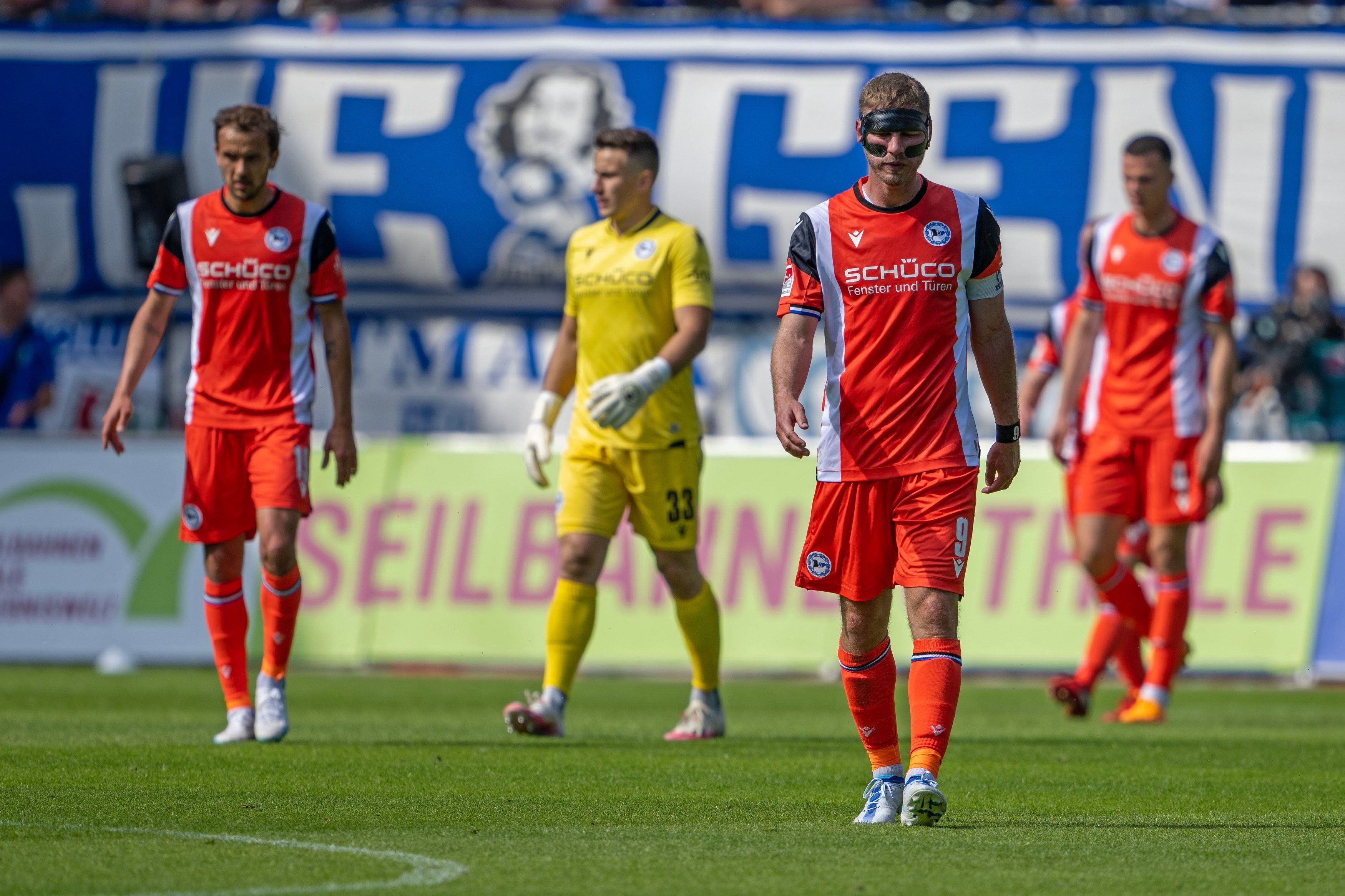 Ron Berlinski SC Verl in the game 1. FC Magdeburg vs. SC Verl