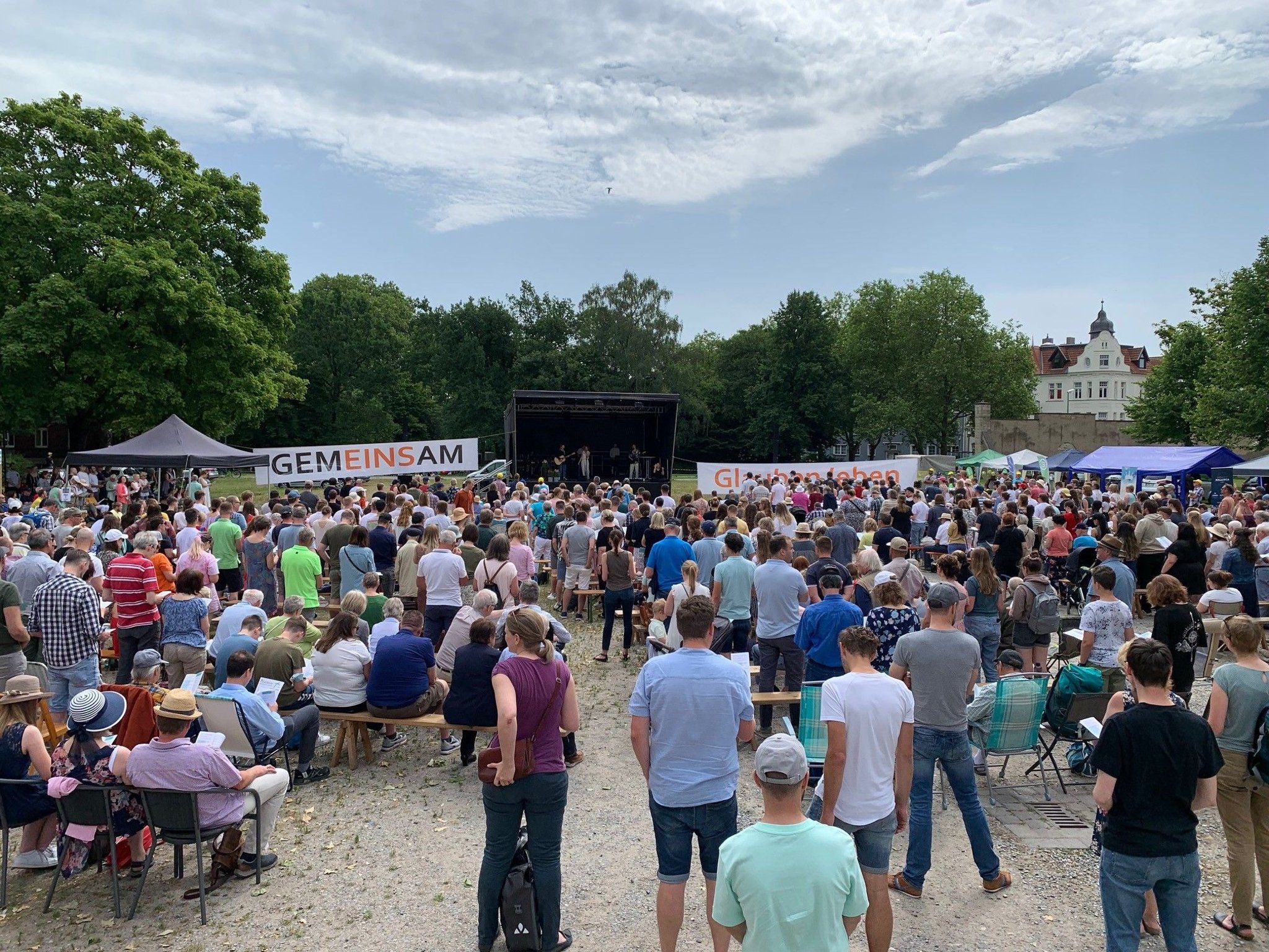 Bielefeld OpenAirGottesdienst im Ravensberger Park
