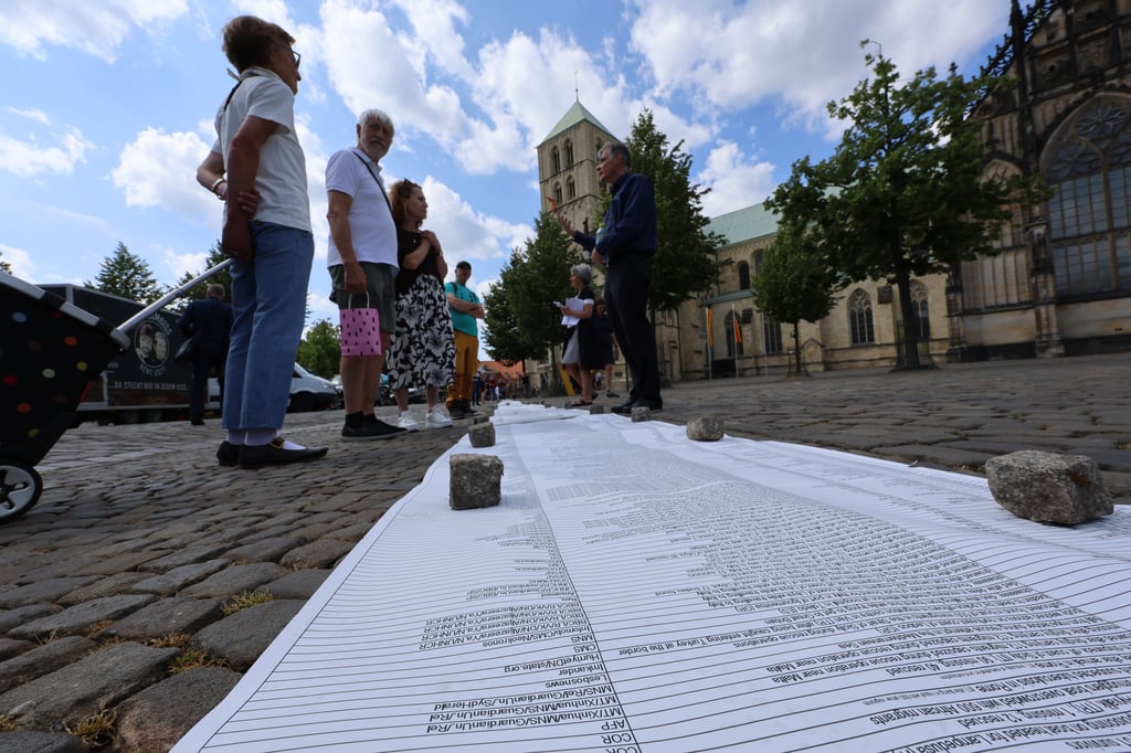 Münster Die „Liste der Toten“ wird jeden Tag länger