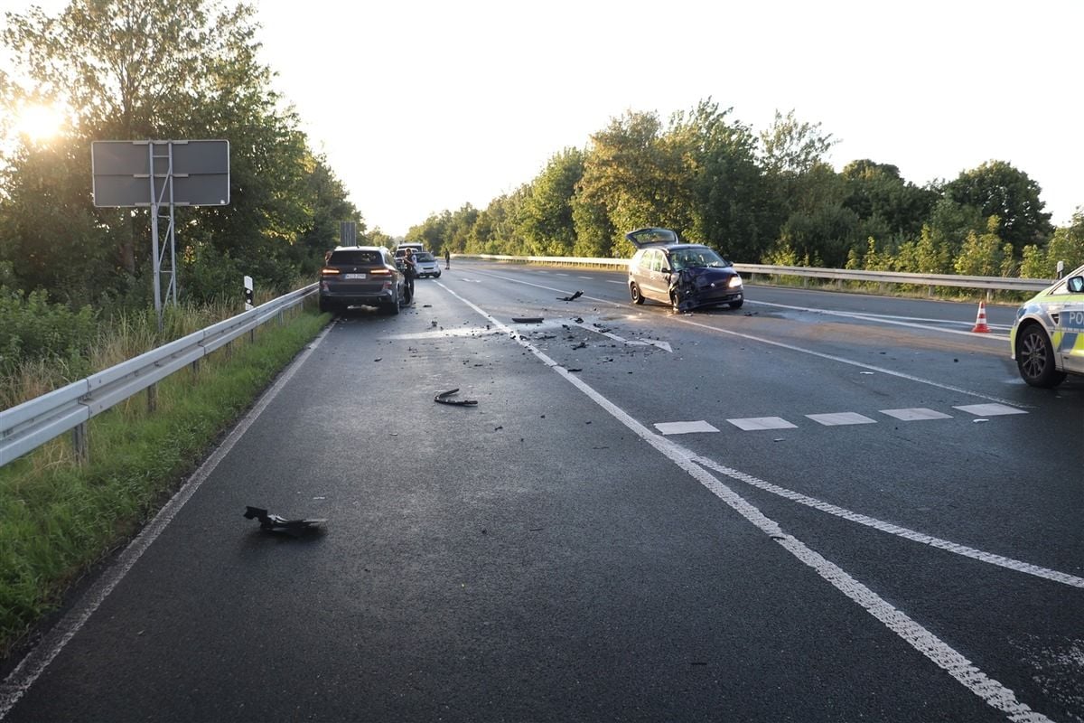 Sechs Verletzte Bei Unfall Auf B239 Bei Fürstenau