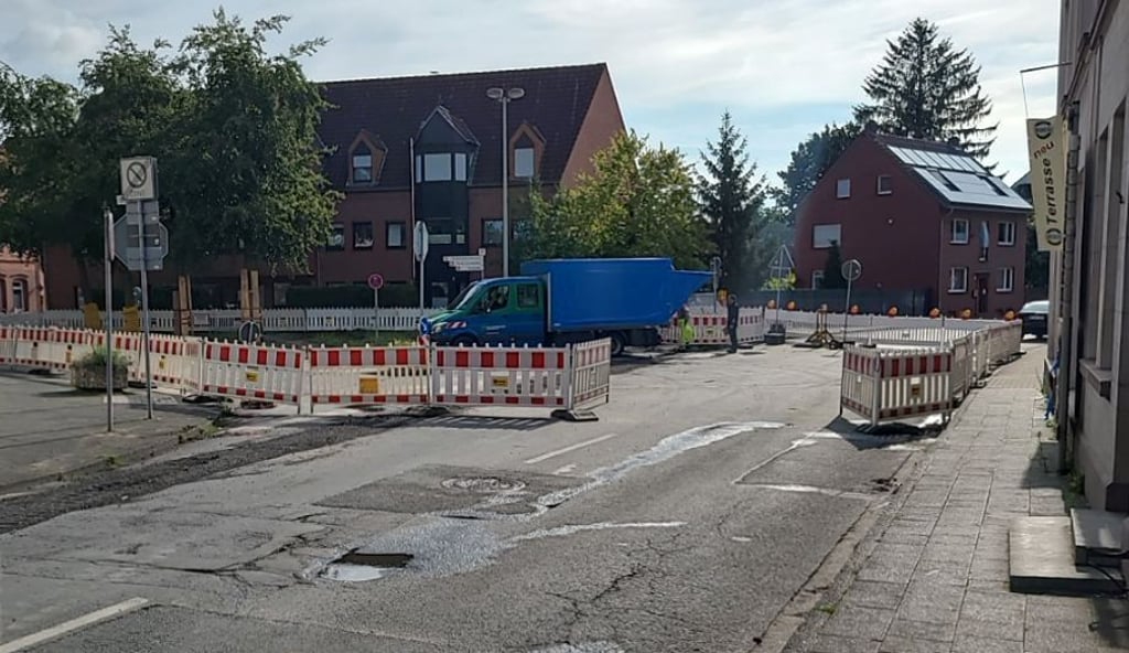 Wasser Marsch in der Oststraße