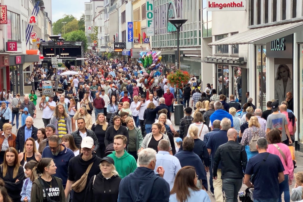 Libori Viele Besucher am Sonntag in Paderborner City