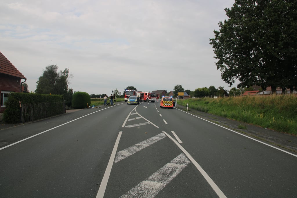 Schwerer Unfall auf der B54