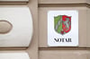 schild,wappen,notar *** shield,coat of arms,notary hob-12g Notar