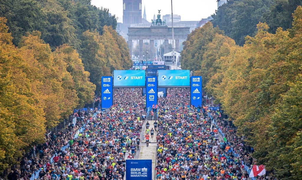 Keine Pistole Wegner startet BerlinMarathon per Buzzer Keine Pistole Wegner startet BerlinMarathon per Buzzer