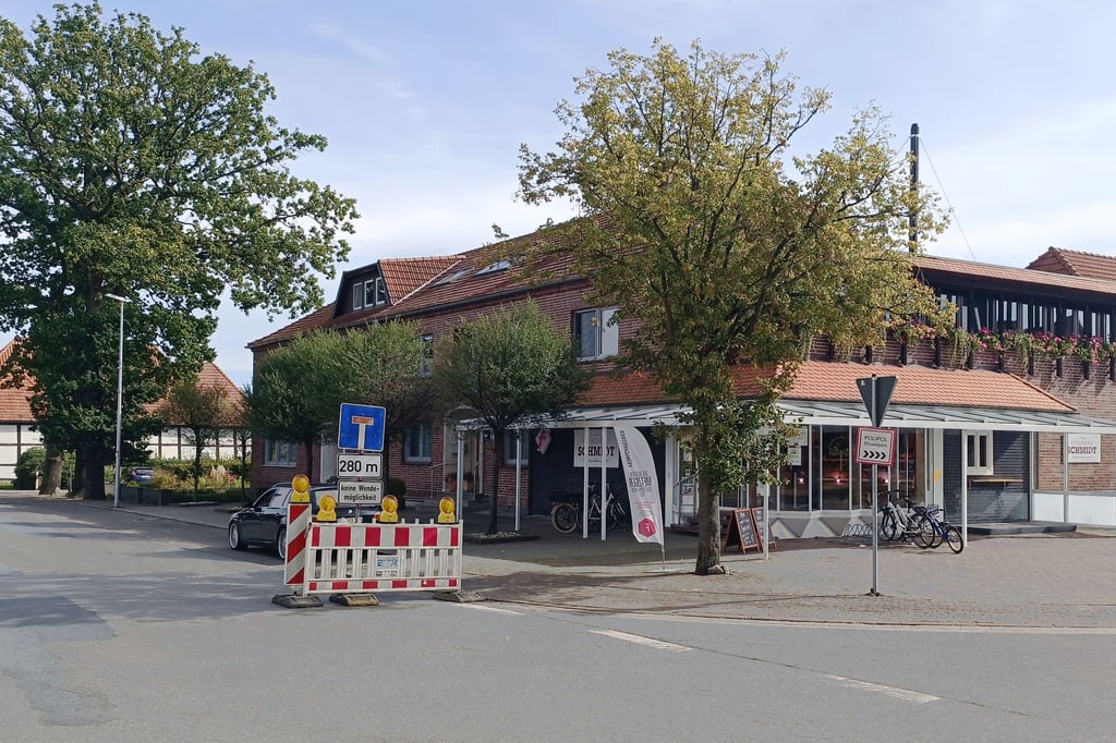 Diepenau Erreichbarkeit der Geschäfte trotz Straßensanierung