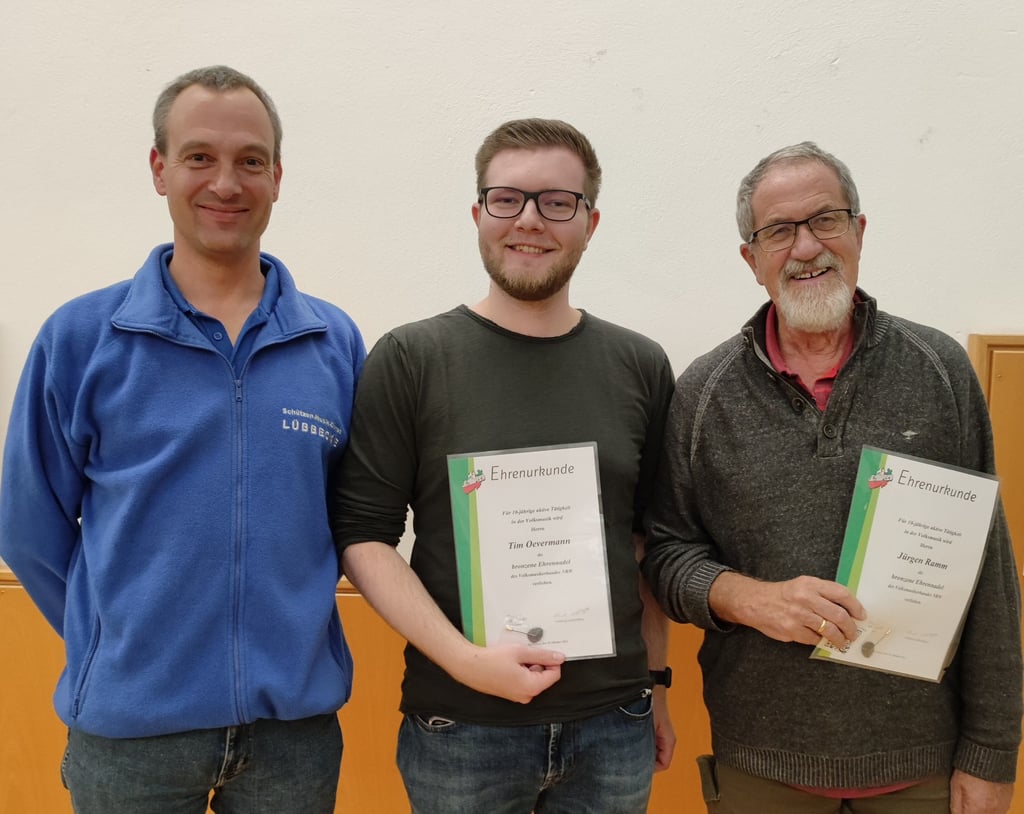 Schützen-Musik-Corps Lübbecke gibt Vorstand in junge Hände