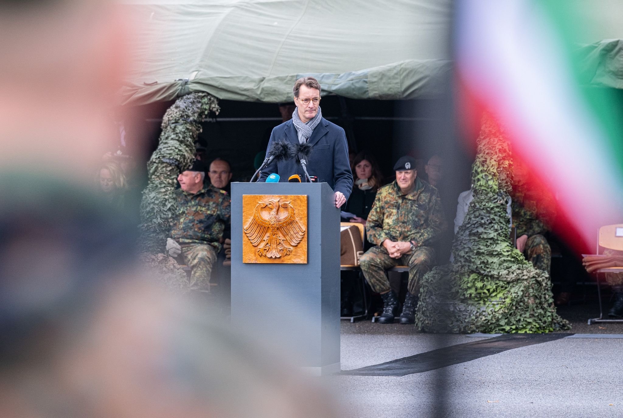 Heimatschutzregiment Beginnt Dienst: Wüst Dankt Bundeswehr