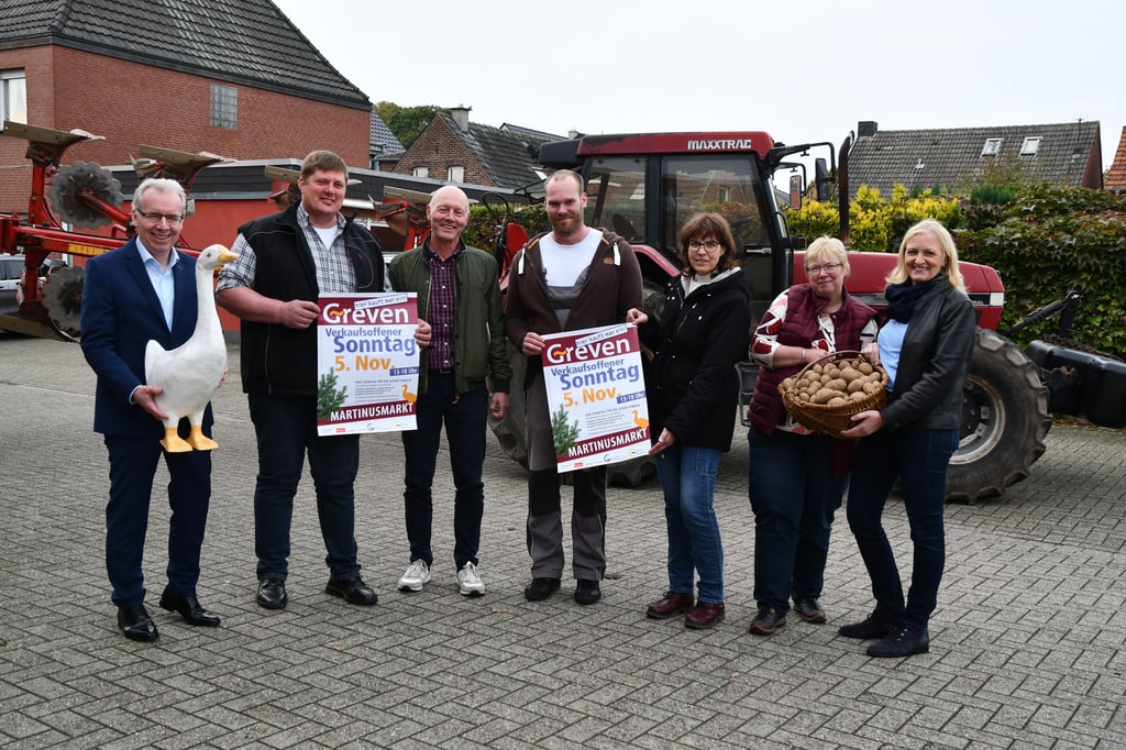 Gänse, Schlepper und Kartoffeln