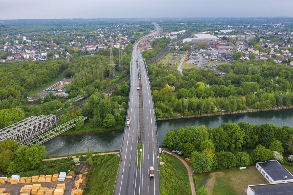 Nächtliche Sperrung an A43-Brücke bei Herne