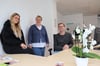 Alina Kleinhans vom Projekt „Endlich ein Zuhause“, Geschäftsführerin Nicole Wiggers und Jens Brockschnieder von der Seniorenberatung helfen Paderborner Bürgern bei unterschiedlichen Problemen rund ums Wohnen.