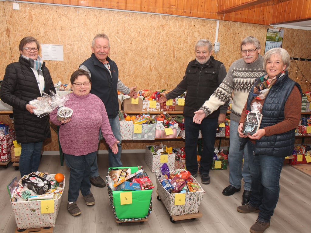 Stemwede Weihnachtskisten bereiten Freude