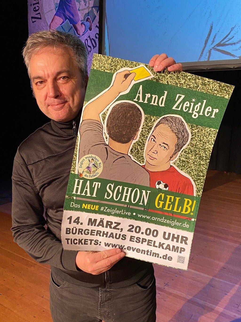 Arnd Zeigler im Espelkamper Bürgerhaus Es gibt wieder Tickets!