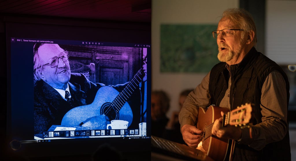 Tönne Vormann bemalte erst Torten, dann Leinwände