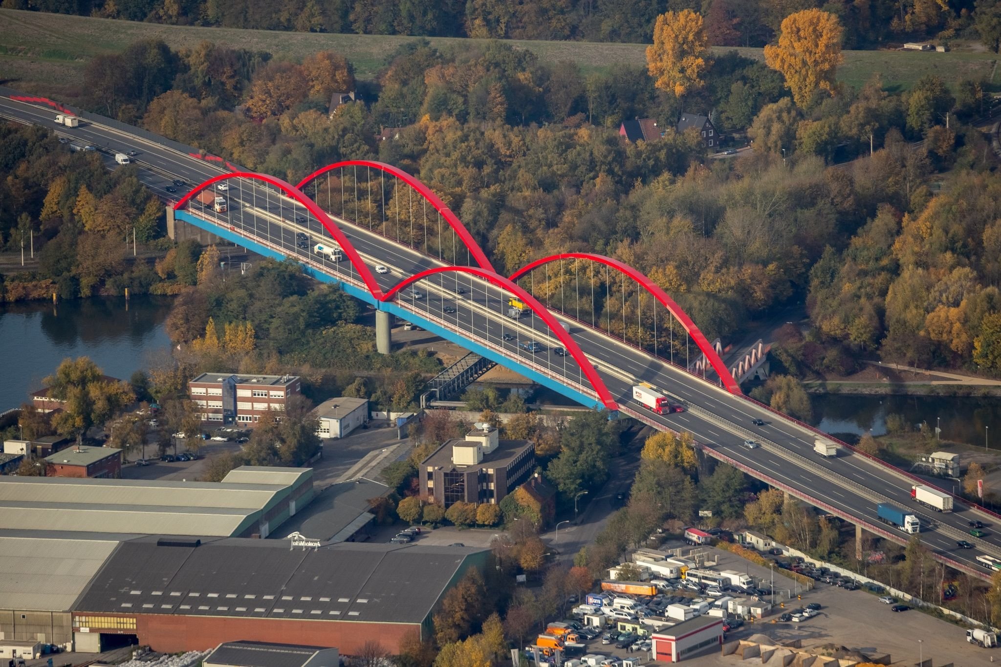 Keine Großen Staus Aufgrund Von Gesperrter A42-Brücke