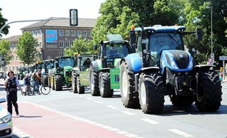 Bauernproteste im Münsterland: 2000 Trecker erwartet