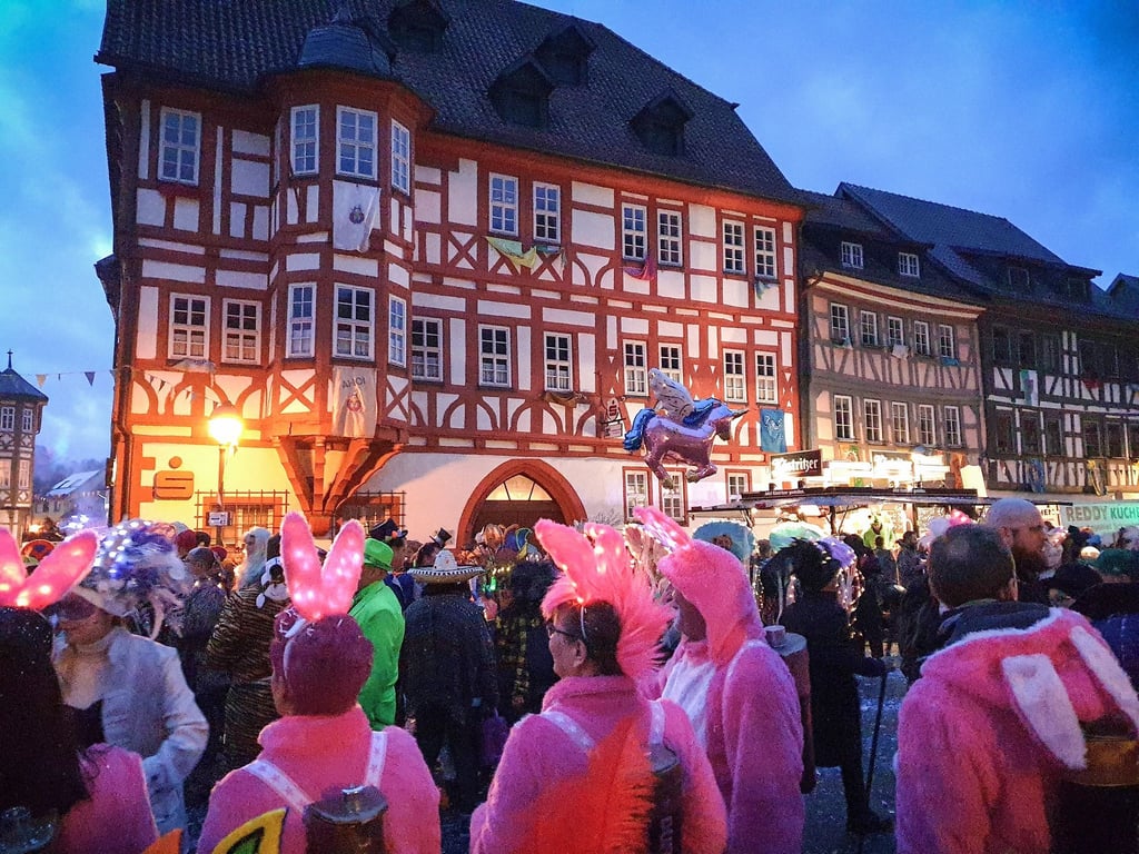 Karneval in Ostdeutschland Wasungen trotzte StasiÜberwachung