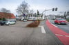 Auf der Kurt-Schumacher-Straße, hier in Höhe der Gaststätte Bültmannshof, gibt es bereits einen neu angelegten Radweg. Dennoch soll die Strecke zu einer Fahrradstraße ausgebaut werden und nur noch in Richtung Uni befahrbar sein.
