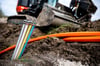 Symbolfoto: Bei Bauarbeiten hat in Bagger in Willebadessen eine Telefon- und Internetleitung zerstört.