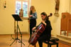 Zu einem ungewöhnlichen Konzert lud das „aStella Duo“ in die Friedenskirche ein.