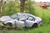 Bei einem Unfall bei Wadersloh wurden eine Autofahrerin und ein Rennradfahrer schwer verletzt.