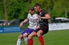 Christian Keil (l.) traf gegen Spitzenreiter Burgsteinfurt doppelt für Wacker Mecklenbeck.