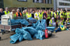 Viele Stadtschüler haben zusammen mit Lehrern und Lübbecker Ratsmitgliedern Müll aufgesammelt.