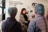 Ein letzter Rundgang durch die Ausstellung: Kuratorin Isabella Pianto gab Informationen.