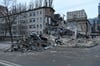 Beim Angriff auf die Kunsthochschule in Kiew wurde niemand verletzt. Das Gebäude wurde hingegen total zerstört