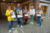 Tanja Tiedeken, Philip Wettengel, Christiane Seitz-Dahlkamp, Edith Wiedehage und Rita Post (v.l.) stellen ihre Ideen für das Fairtrade-Frühstück vor.