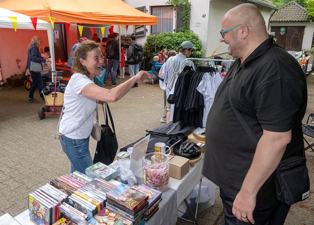 Straßenflohmarkt in Wolbeck