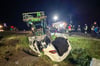 Ein Traktor ist in der Nacht von Montag auf Dienstag mit einem Pkw zusammengestoßen. Die Straße zwischen Ostbevern und Milte musste daraufhin voll gesperrt werden.