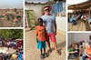 Norbert Rüschenschmidt (Foto Mitte, mit seinem Patenkind Jean Olivier) berichtet von den Projekten und Eindrücken der Reise, die er mit dem Verein „Hilfe für Senegal“ getätigt hat.