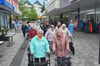 Quartiersmanagerin Viola Sieben war mit Senioren in der Innenstadt unterwegs.