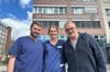 Jannick, Jule und Ludger Demski (v.l.) sind als Pflegefachkräfte im St.-Franziskus-Hospital tätig.