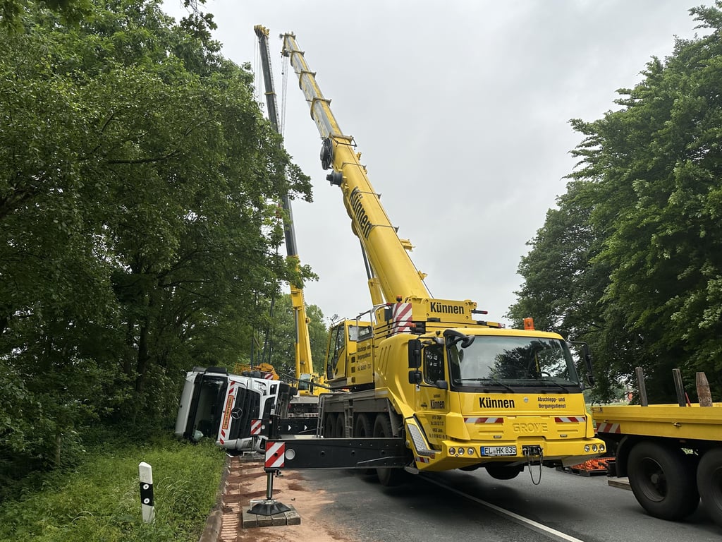 Die Unfallstelle am Mittwochmorgen.