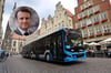 Der Besuch von Emmanuel Macron in Münster hat Auswirkungen auf den Busverkehr in der Stadt.