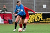 Nina Meck traf am letzten Spieltag doppelt für BW Aasee und hatte entscheidenden Anteil am Landesliga-Klassenerhalt.
