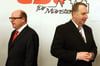 Rangen 2008 um die Oberbürgermeisterkandidatur für die CDU: Markus Lewe  (l.) und Karl Janssen
