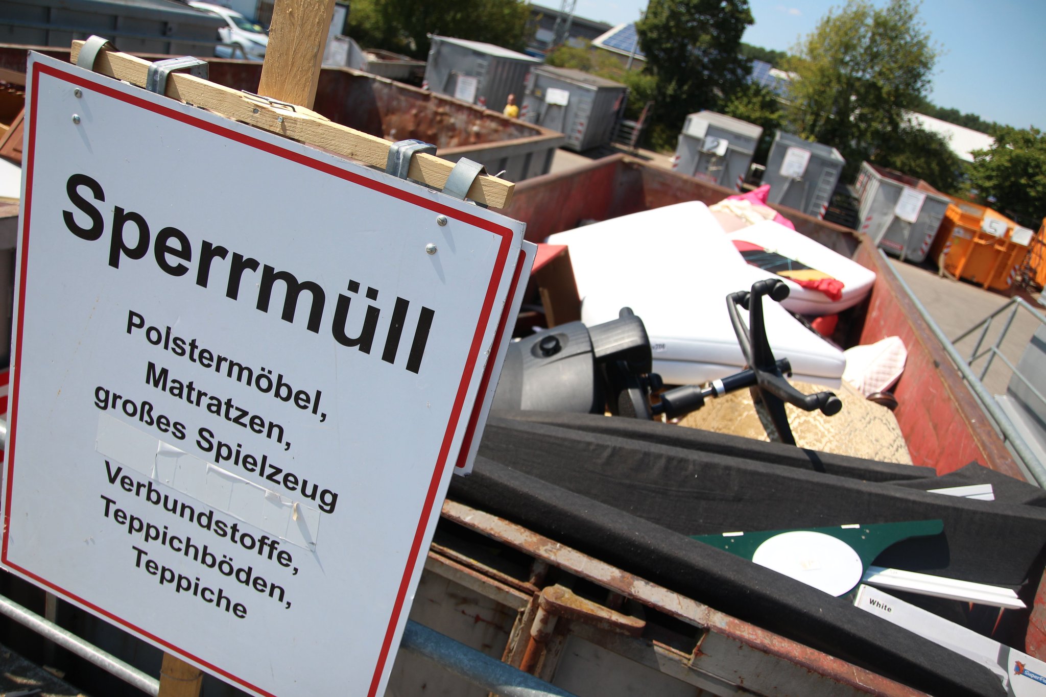 Sperrmüllabfuhr beginnt am 20. August
