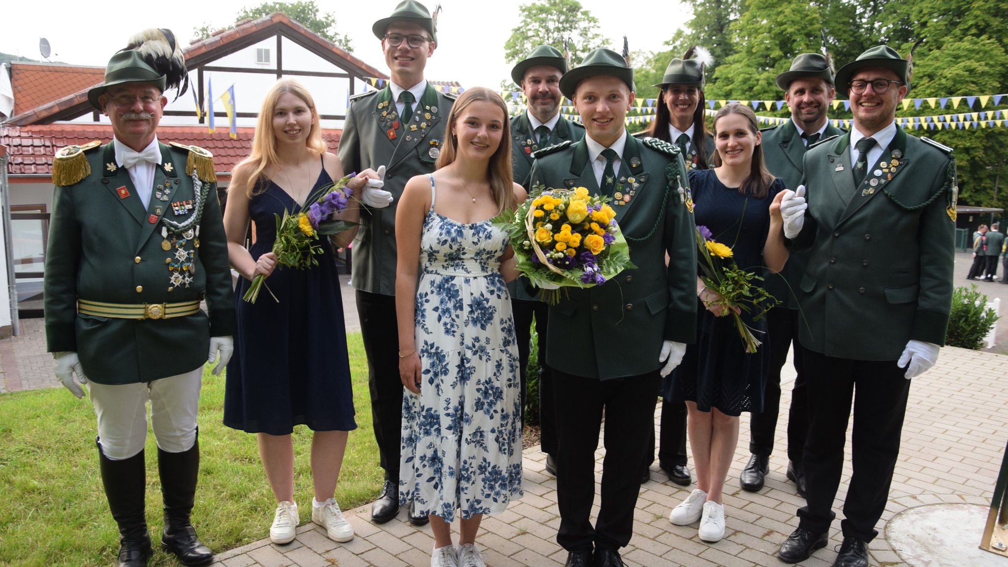 Bad Driburg Junge Majestäten regieren die Bürgerschützengilde