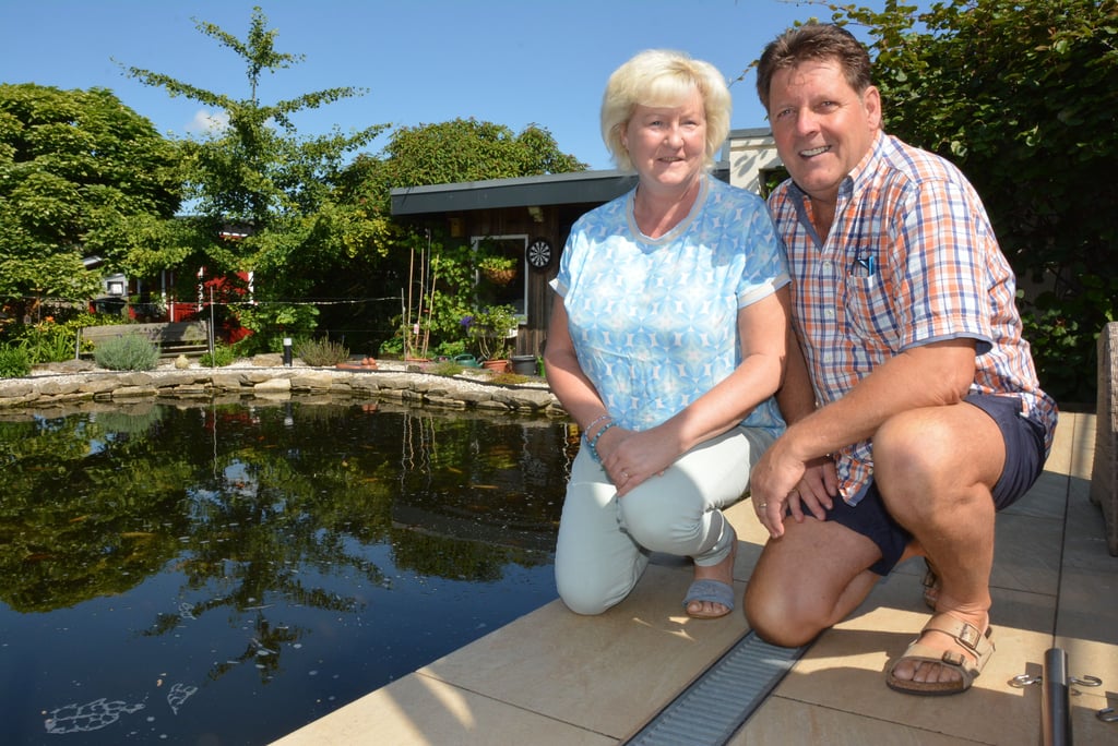 Hüllhorst Bettina und Ralf Schröder züchten KoiKarpfen