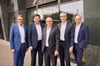 Das Vorstandsteam der neuen Volksbank in Ostwestfalen: (v.li.) Michael Deitert (Co-Vorsitzender), Peter Scherf, Oliver Ohm, Andreas Kämmerling (Co-Vorsitzender) und Thomas Mühlhausen.