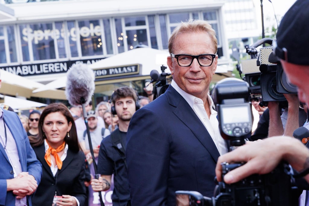 Kevin Costner celebrates new Western film in Berlin