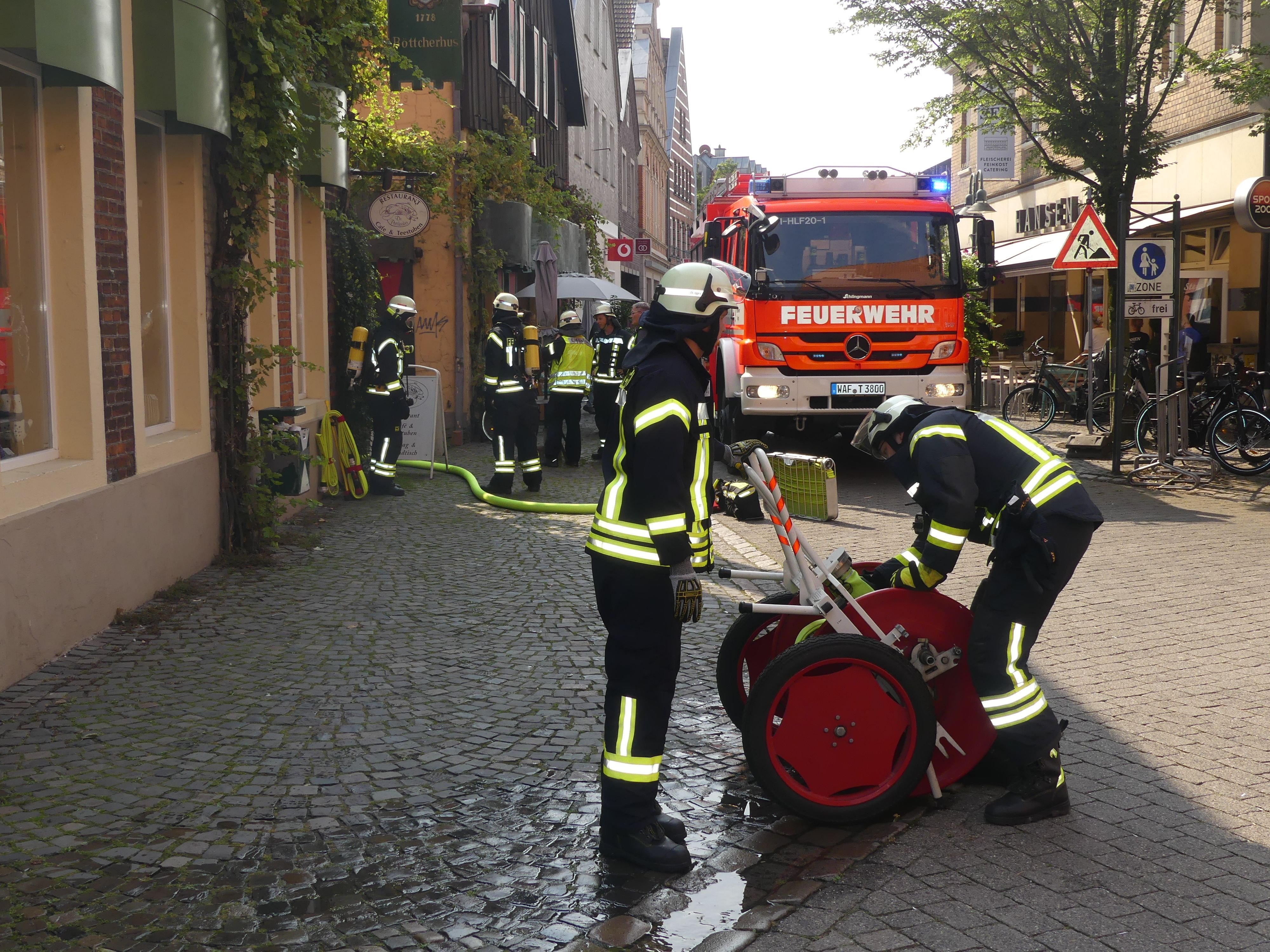 Brand am Markt: Ursache gekl&auml;rt